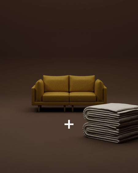 Modulares Sofa Donna 2-Sitzer mit Schlaffunktion