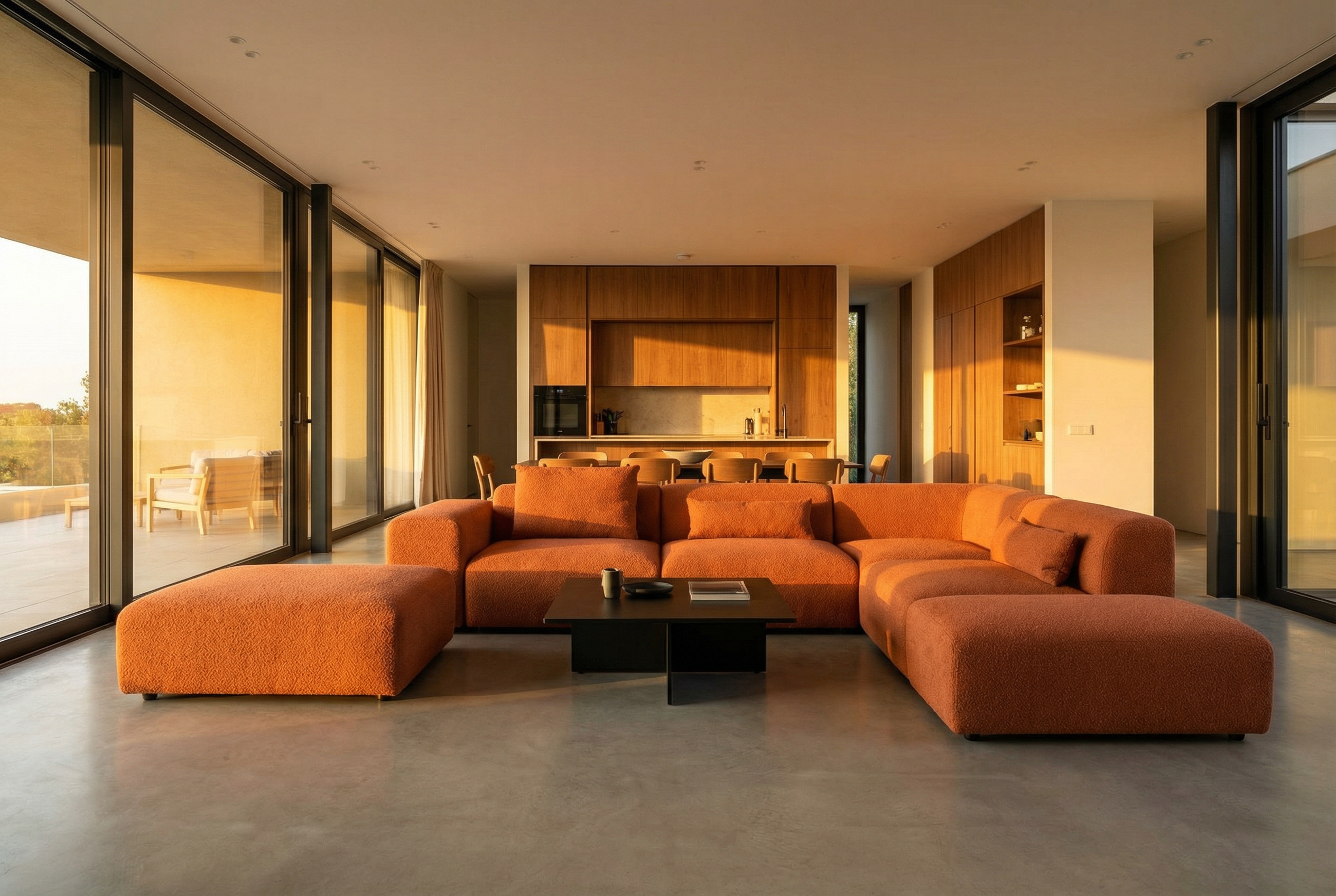 Nina 2-seater modular sofa with sleep function