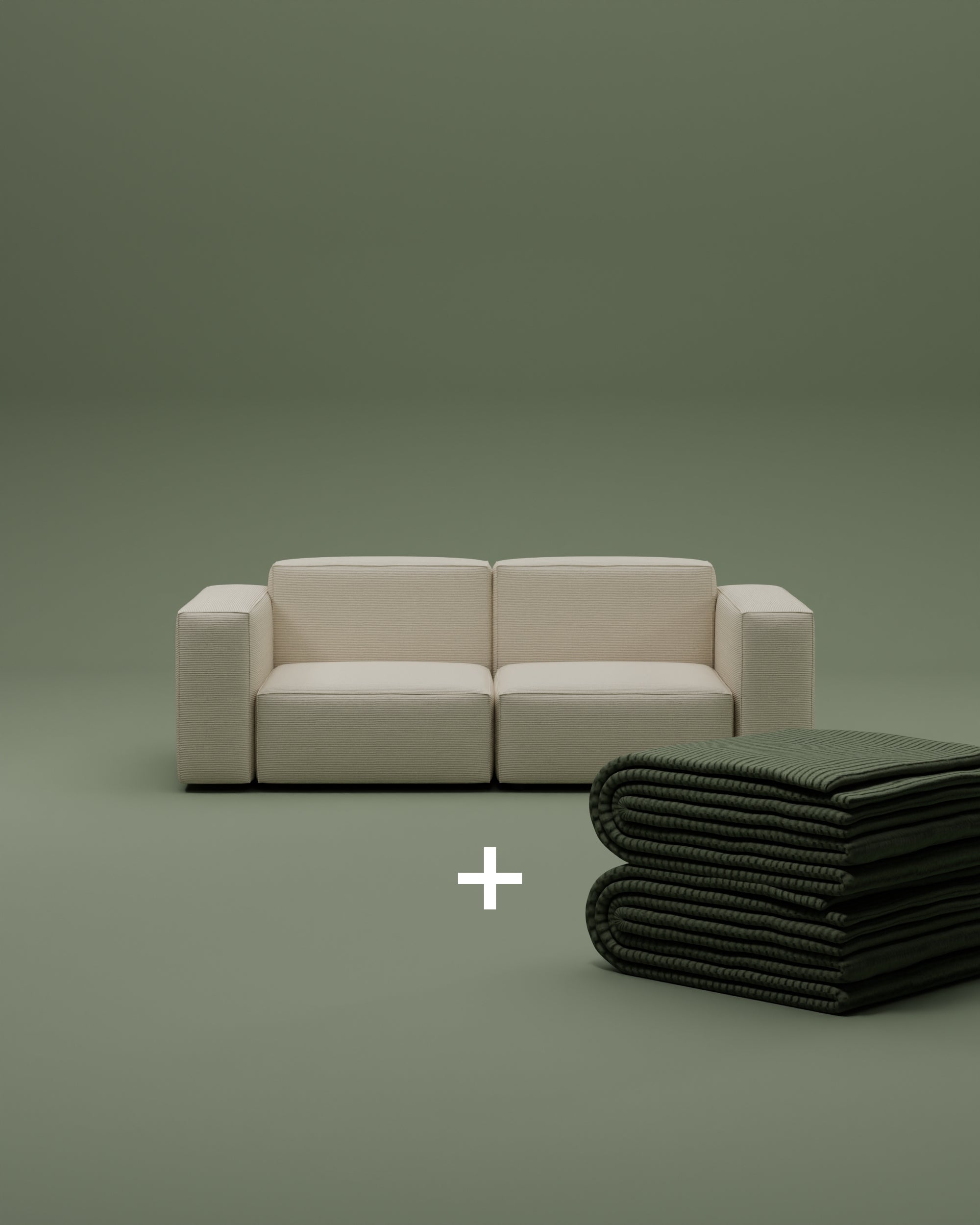 Modulares Sofa Harvey 2-Sitzer