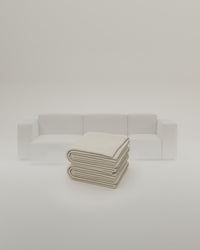 Fabric cover - Modular corner sofa Harvey 4-seater mini with sleeping function