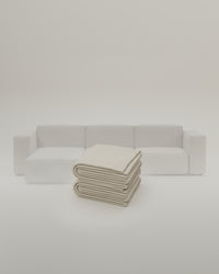 Stoffbezug - Modulares Sofa Harvey 4-Sitzer L