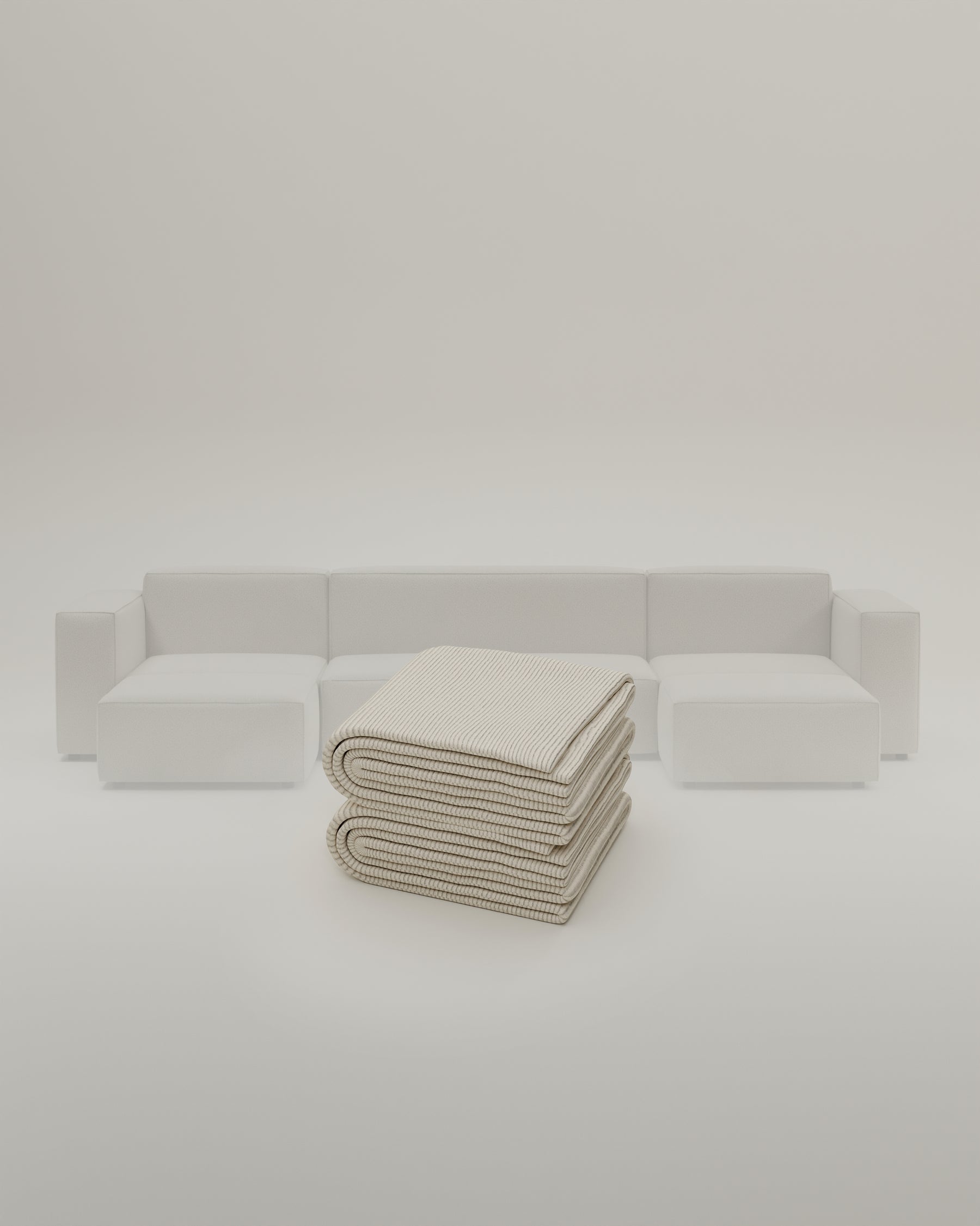Stoffbezug - Modulares Sofa Harvey U-Form / Wohnlandschaft