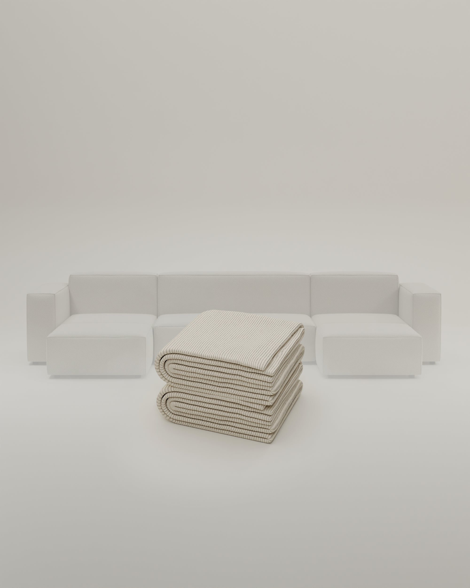 Stoffbezug - Modulares Sofa Harvey U-Form / Wohnlandschaft