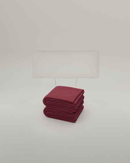 Fabric cover - headrest with seam