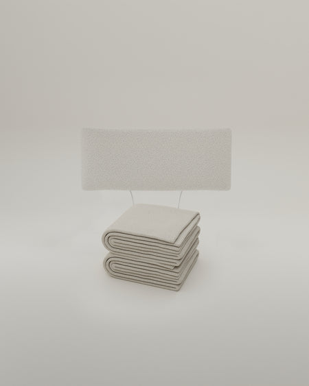 Fabric cover - headrest without seam