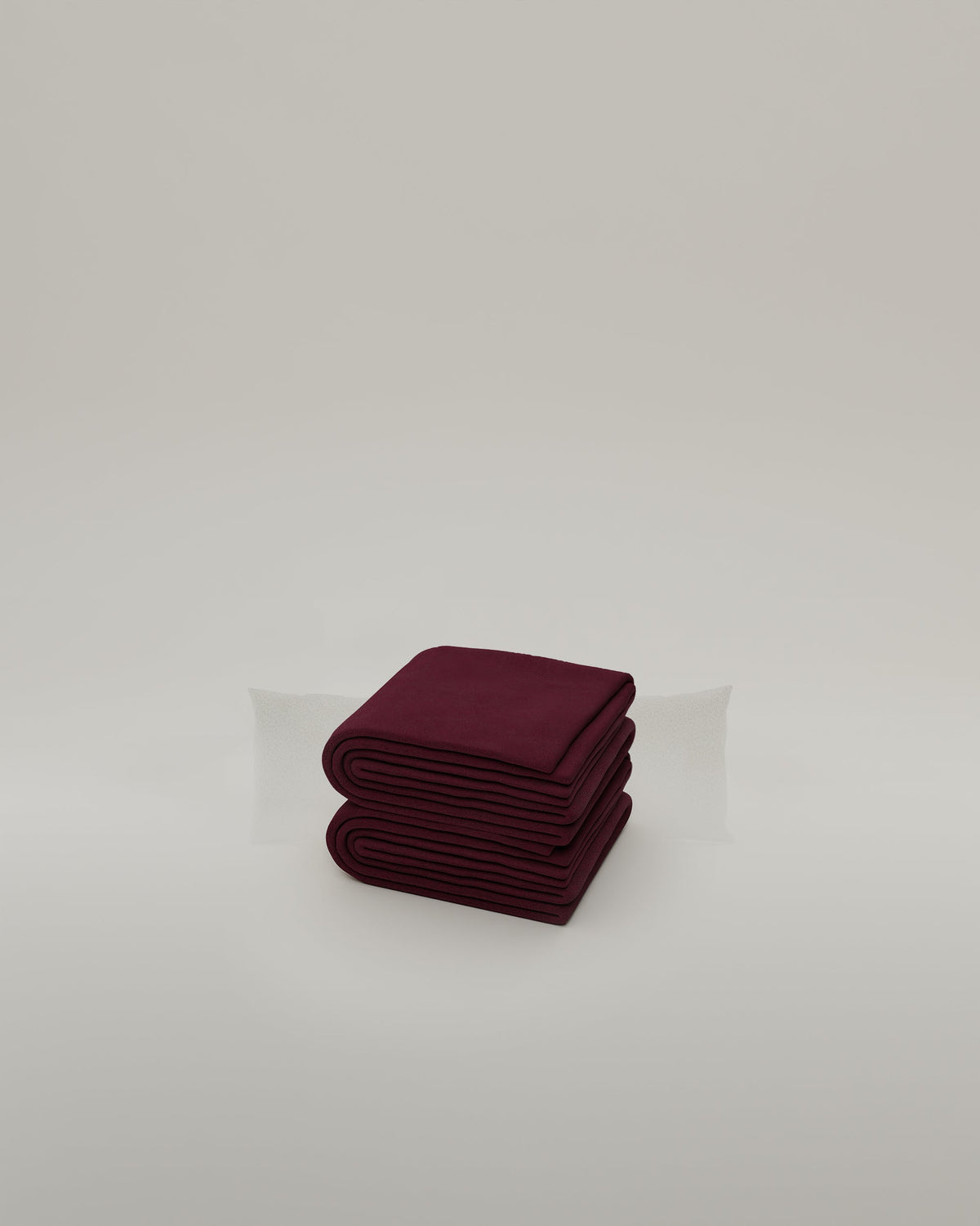 Stoffbezug-Nierenkissen Stoff Velour