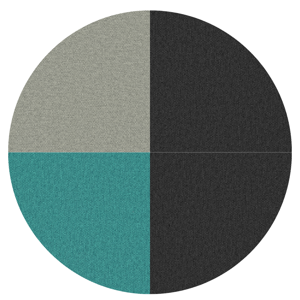 Veluno Lightgrey darkgrey aquamarin