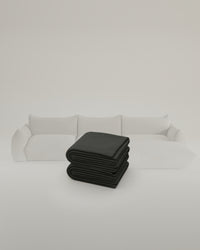 Fabric cover - Modular sofa Luma L 4-seater with sleep function