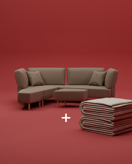 Mike modular sofa with sleep function
