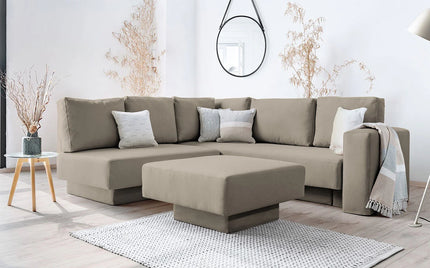Outlet - Modulares Sofa Jessica mit Schlaffunktion