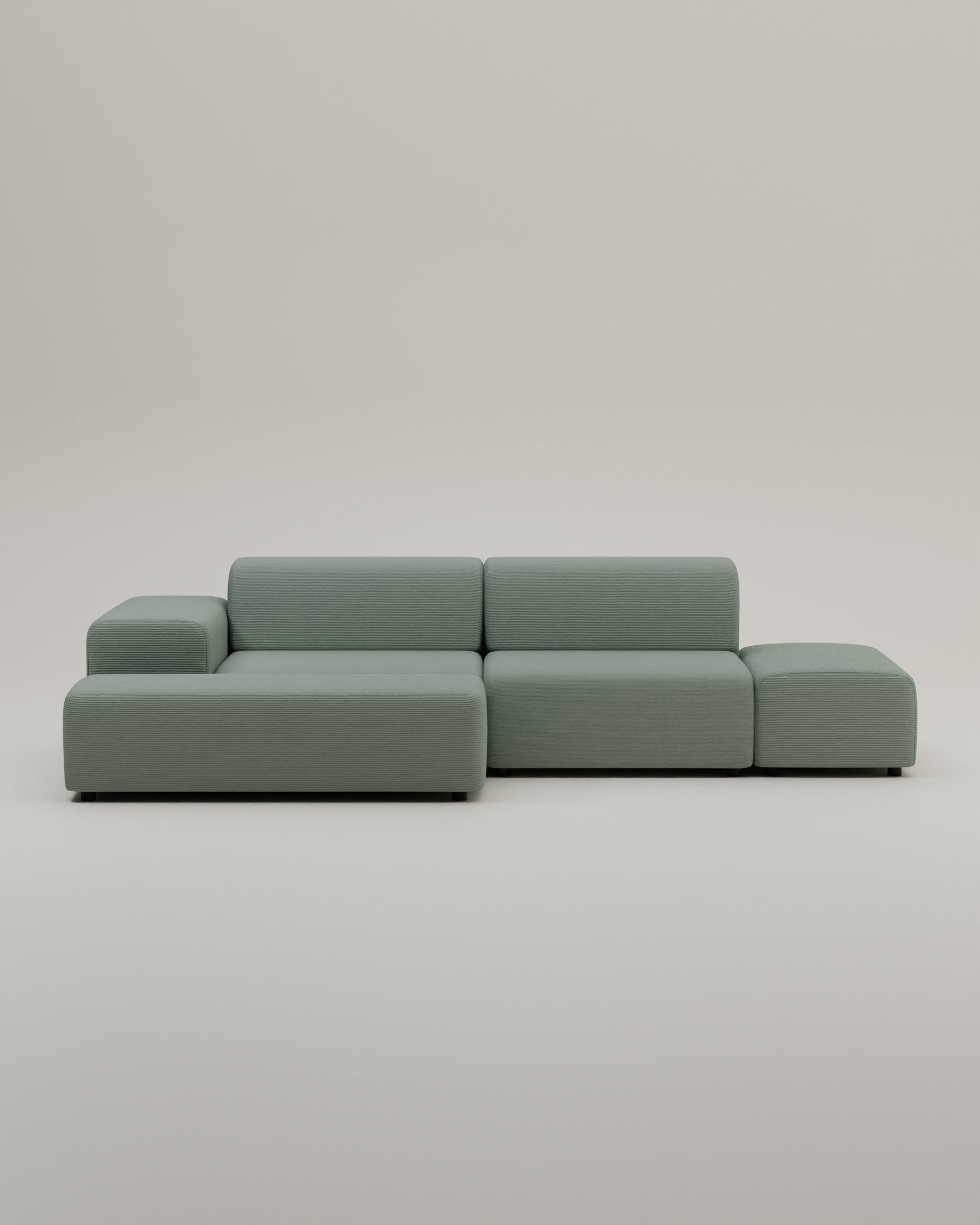 Outlet - Modulares Ecksofa Nina 4-Sitzer mit Schlaffunktion