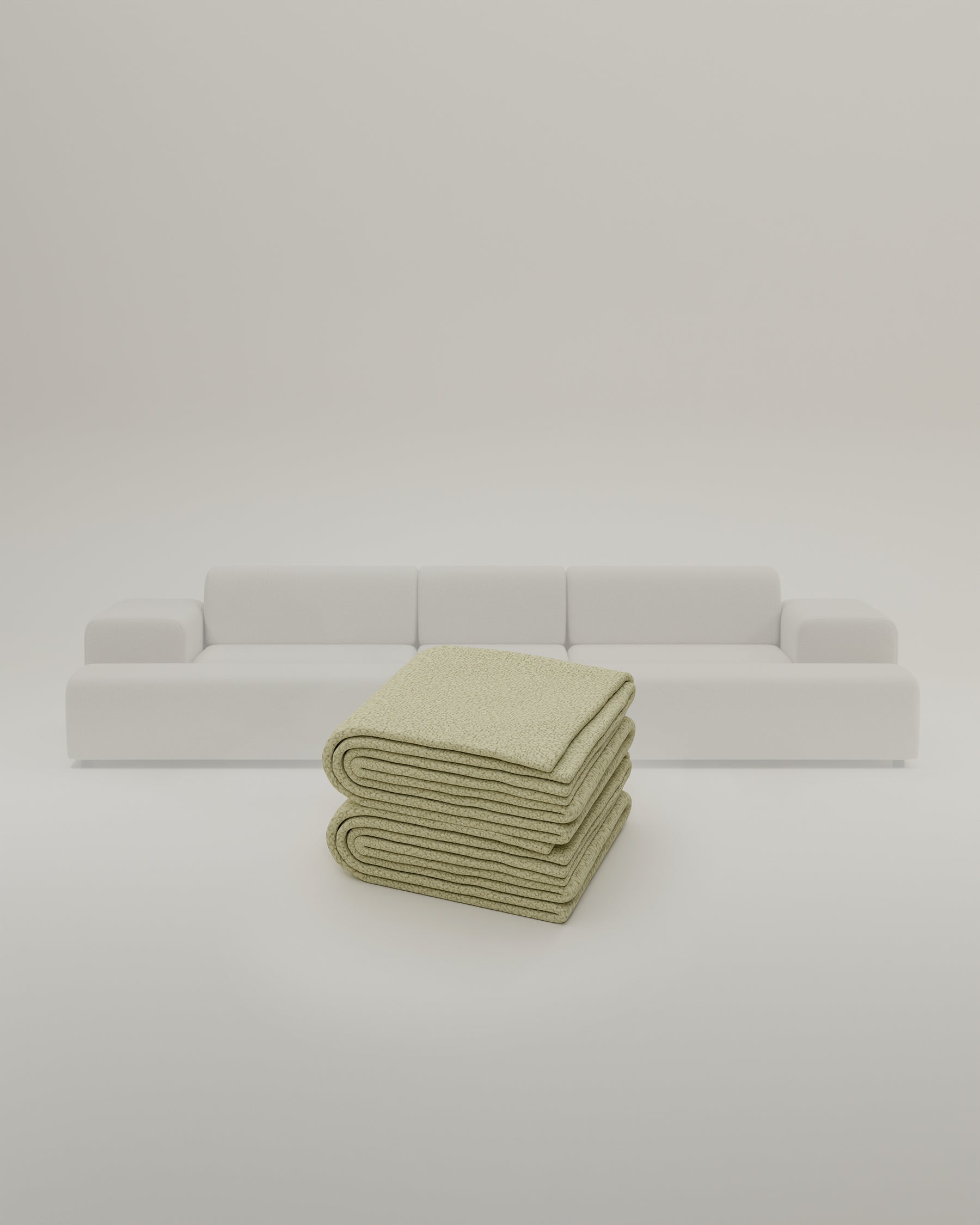 Fabric cover - Nina U-shaped modular sofa / living area with sleeping function