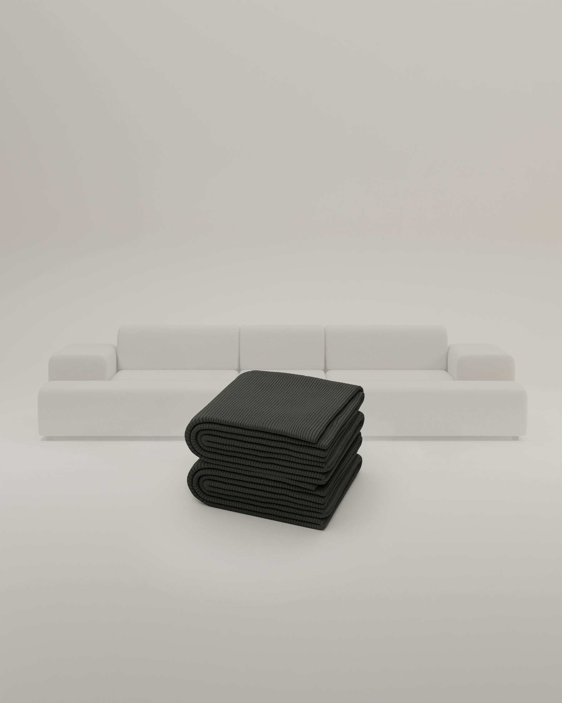 Stoffbezug - Modulares Sofa Nina U-Form / Wohnlandschaft mit Schlaffunktion