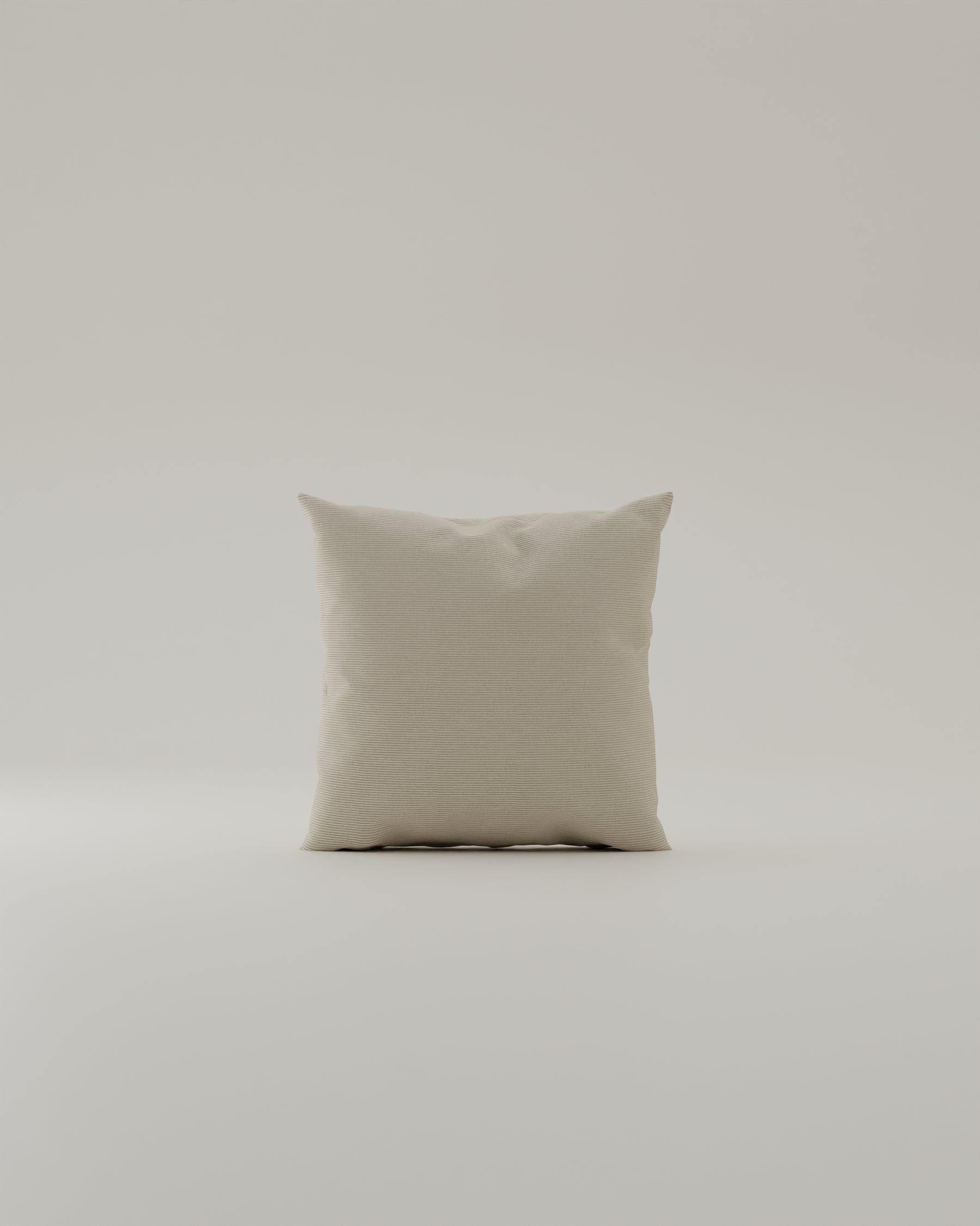 Fabric-covered decorative cushion Cord