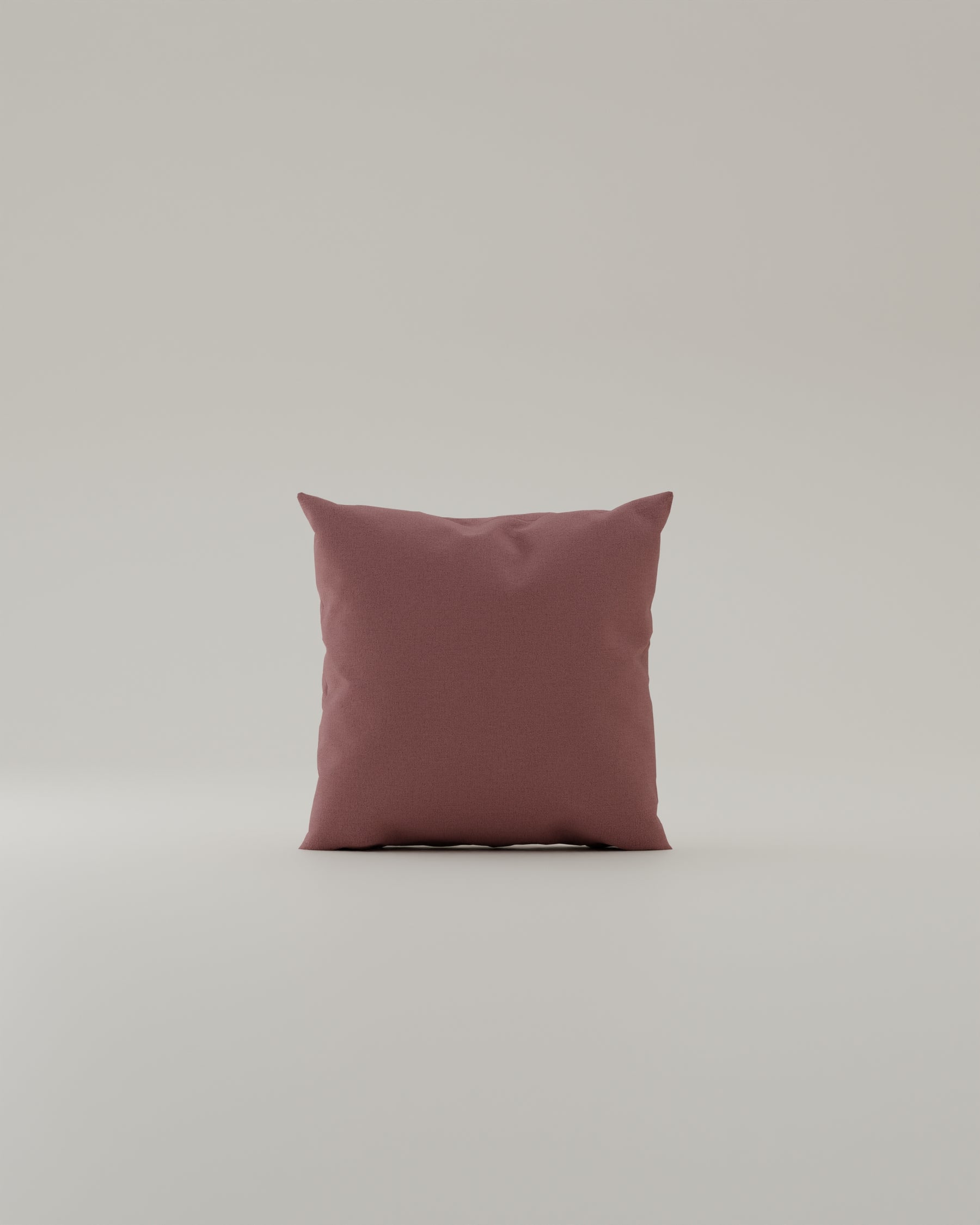 Fabric-covered decorative cushion Linea