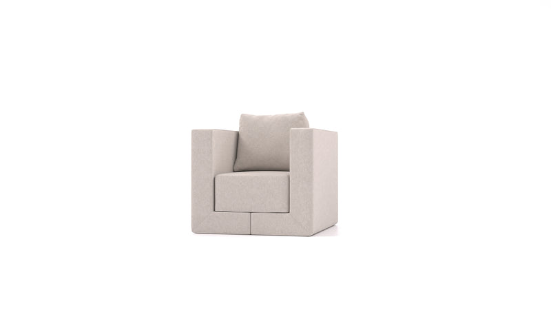 Alex modular sofa armchair with sleep function - fabric Nova