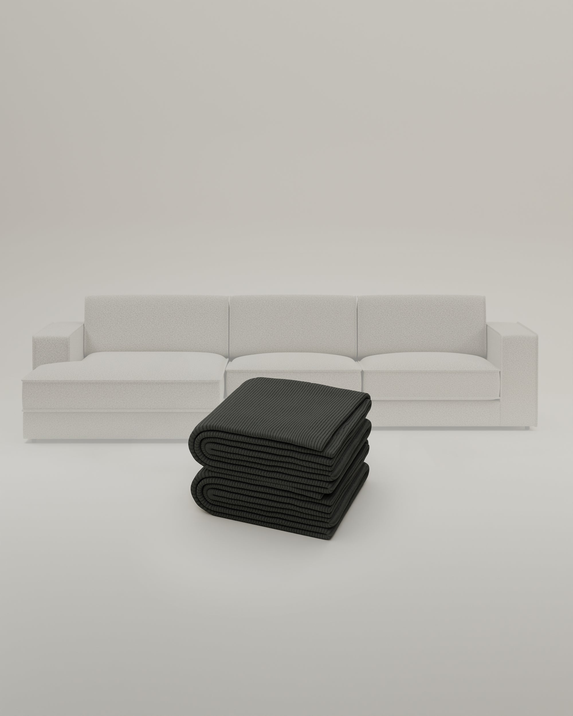 Fabric cover - Terra L 4-seater modular sofa with sleep function