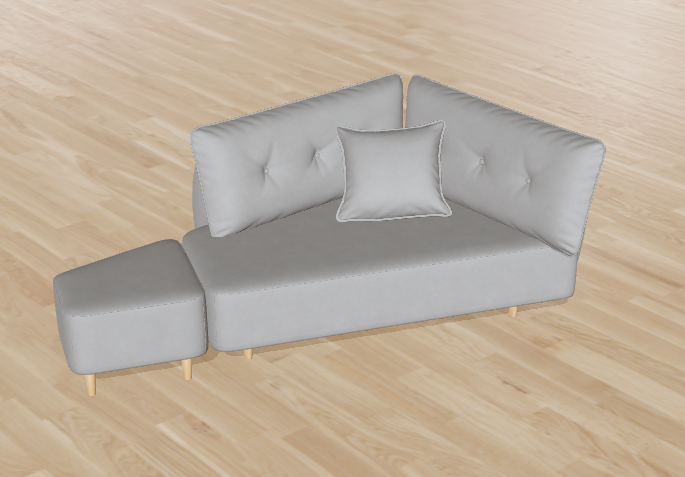 Outlet - Modulares Sofa Mike Element Variante links
