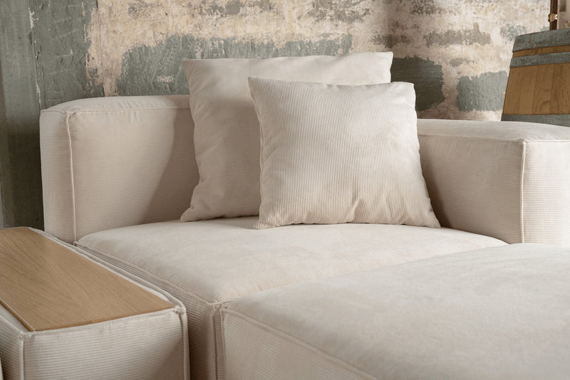 Modulares Sofa Harvey L - Anthrazit-Cord - Livom