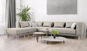 Modulares Sofa Jenny mit Schlaffunktion - Honig-Mollia - Livom