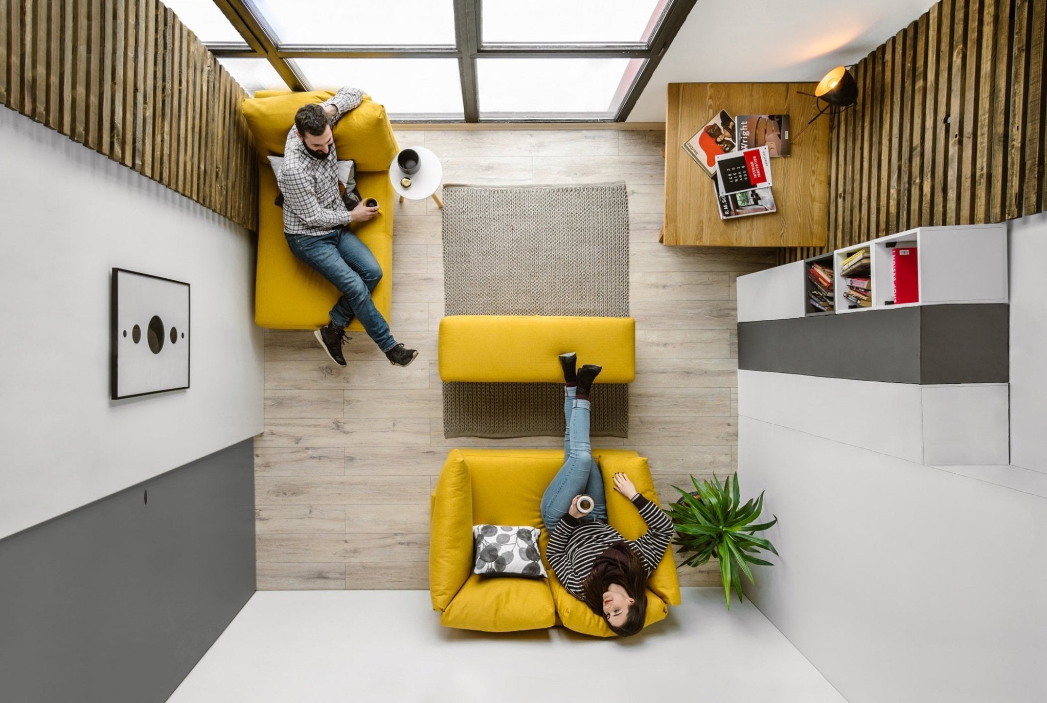 Samantha modular sofa with sleep function