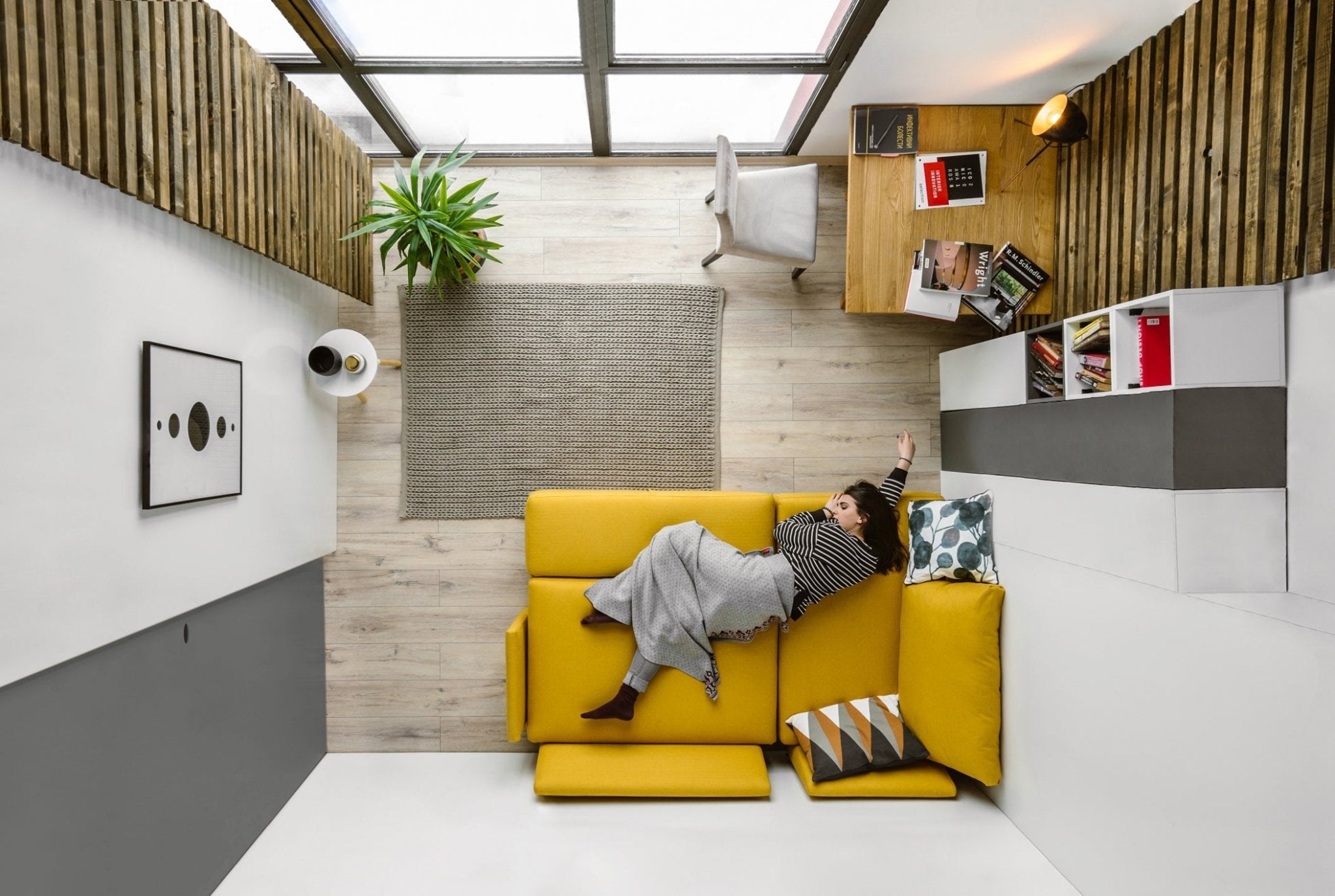 Samantha modular sofa with sleep function