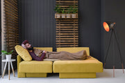 Samantha modular sofa with sleep function