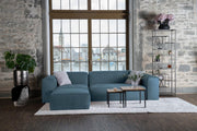 Stoffbezug - Modulares Sofa Harvey L - Blue-Velvet - Livom
