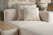 Stoffbezug - Modulares Sofa Harvey L - Nata-Cord - Livom