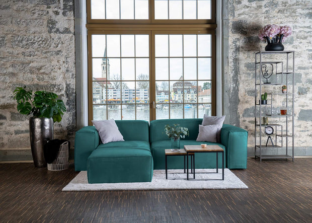 Stoffbezug - Modulares Sofa Harvey M - Turquoise-Velvet - Livom