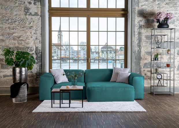 Stoffbezug - Modulares Sofa Harvey S - Turquoise-Velvet - Livom